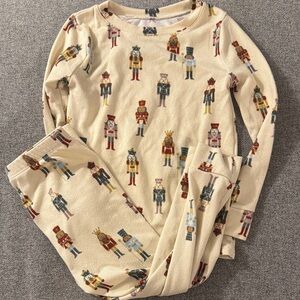 5/$15- Kids Nutcracker Pajamas - Cream